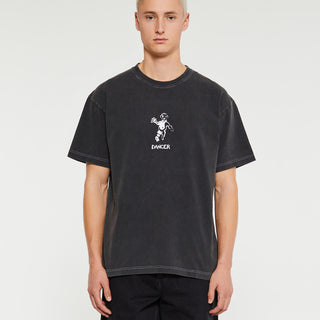Dancer - OG Logo T-Shirt in Black with White Stitch