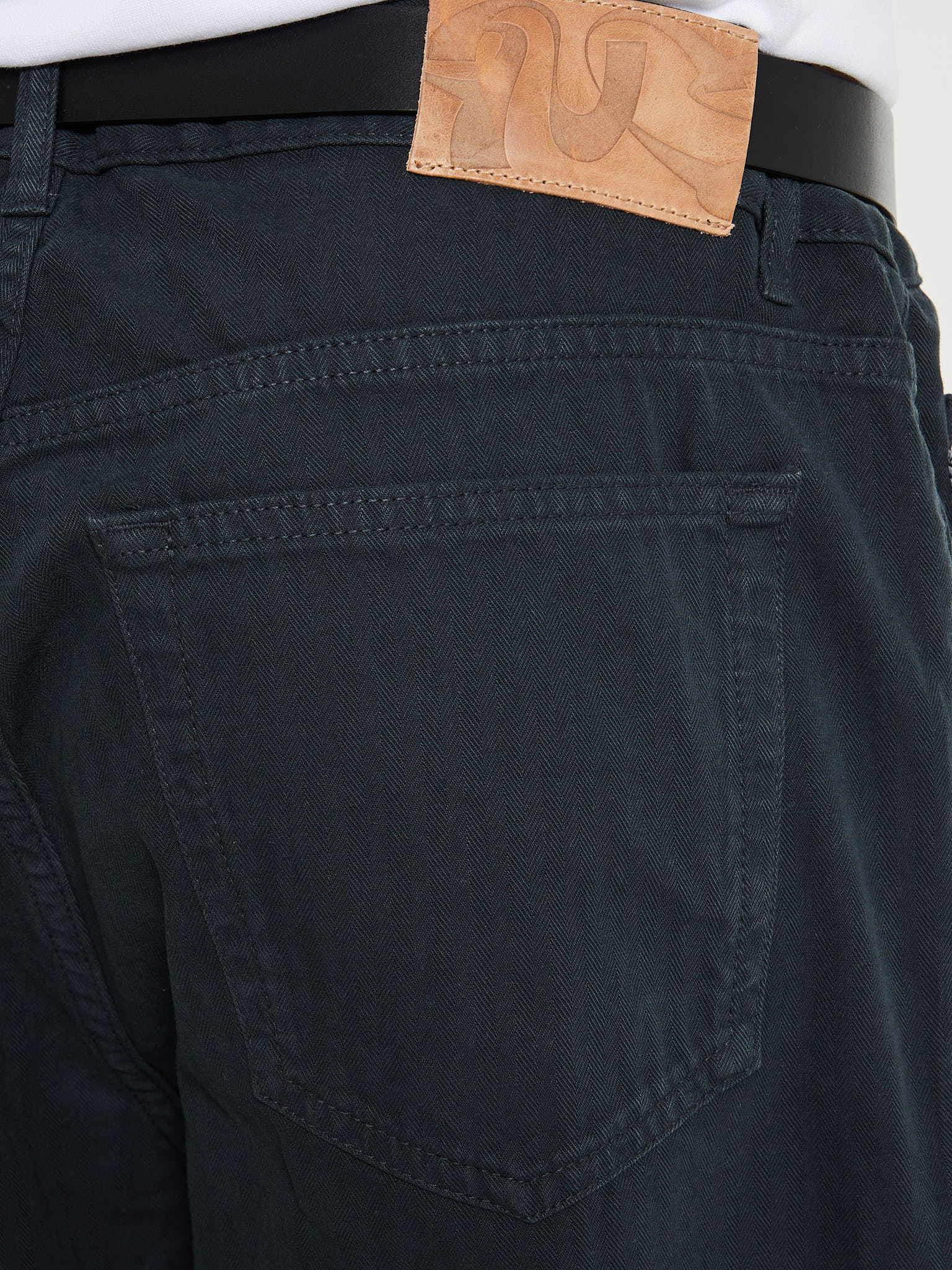 Gray Five-Pocket Trousers