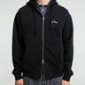 Dime - Cursive Zip Hoodie in Black