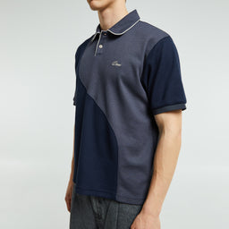 Dime - Waffle Polo in Indigo
