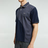 Dime - Waffle Polo in Indigo