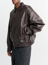 Dime - Debossed Wavy Jacket in Brown