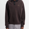 Dime - French Terry Rugby in Brown