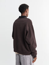 Dime - French Terry Rugby in Brown
