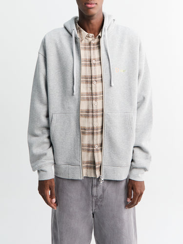 Dime - Friends Zip Hoodie in Heather Gray