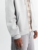 Dime - Friends Zip Hoodie in Heather Gray