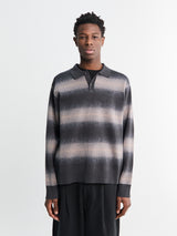 Dime - Striped Rugby Knit in Navy Multi