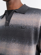 Dime - Striped Rugby Knit in Navy Multi