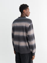 Dime - Striped Rugby Knit in Navy Multi