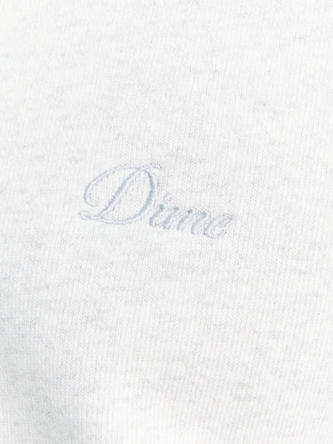 Dime - Cursive Small Logo Hoodie in Ash