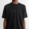 Dime - Cursive Small Logo T-Shirt in Black