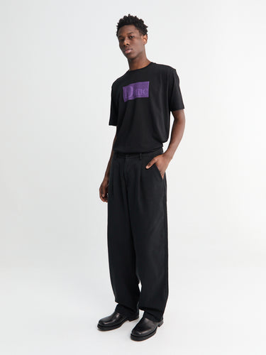 Dime - Baggy Chino Pants in Black