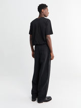 Dime - Baggy Chino Pants in Black
