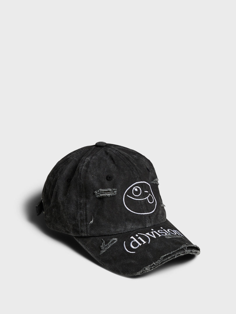 Smiley Cap in Black