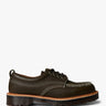 Dr. Martens - Lowell 4 Eye Shoes in Olive Wild Grain