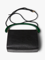 Dries Van Noten - Medium Leather Bag in Black