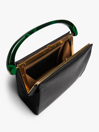 Dries Van Noten - Medium Leather Bag in Black