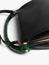Dries Van Noten - Medium Leather Bag in Black