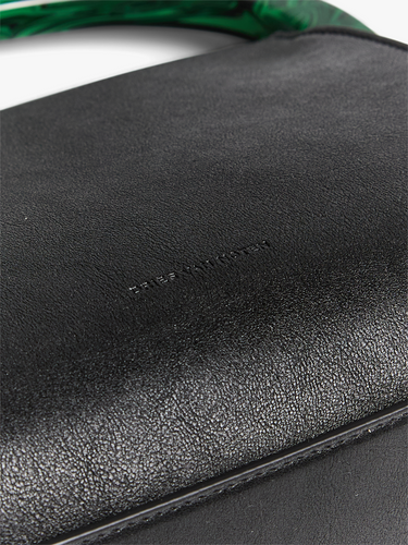 Dries Van Noten - Medium Leather Bag in Black