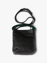 Dries Van Noten - Leather Shoulder Bag in Black