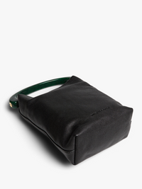 Dries Van Noten - Leather Shoulder Bag in Black
