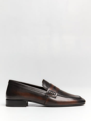 Dries Van Noten - Leather Loafers in Brown