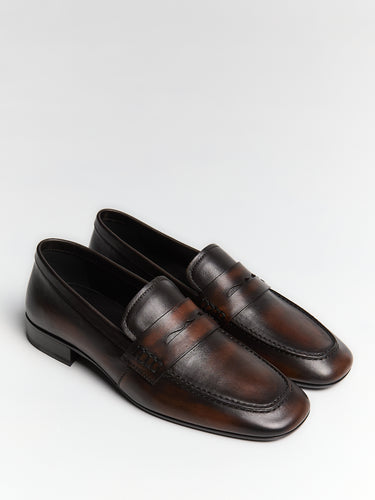 Dries Van Noten - Leather Loafers in Brown