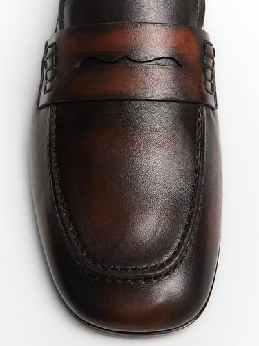 Dries Van Noten - Leather Loafers in Brown