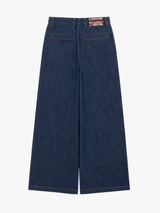 Dries Van Noten - Penn Wide Denim Pants in Indigo