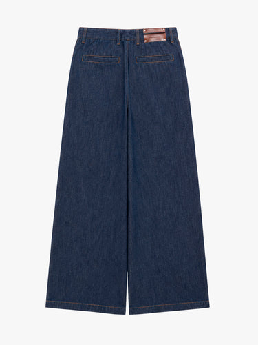 Dries Van Noten - Penn Wide Denim Pants in Indigo