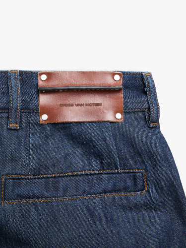 Dries Van Noten - Penn Wide Denim Pants in Indigo