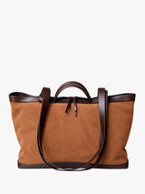Dries Van Noten - Tote Bag in Tan & Brown