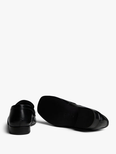 Dries Van Noten - Leather Loafers in Black