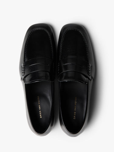 Dries Van Noten - Leather Loafers in Black