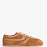 Dries Van Noten - Men's Leather-Trimmed Suede Sneakers in Tan