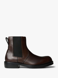 Dries Van Noten - Leather Chelsea boots in Dark Brown