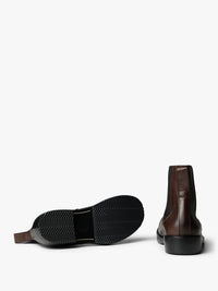 Dries Van Noten - Leather Chelsea boots in Dark Brown