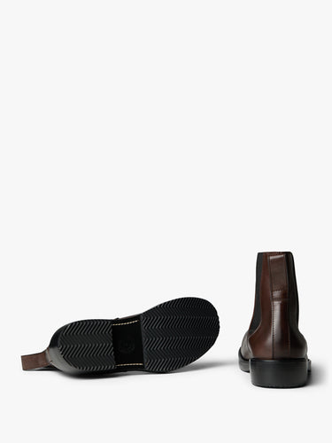 Dries Van Noten - Leather Chelsea boots in Dark Brown