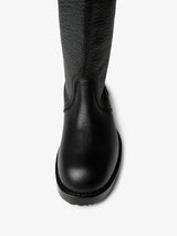 Dries Van Noten - Leather Biker Boots in Black