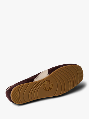 Dries Van Noten - Leather-Trimmed Suede Sneakers in Dark Purple