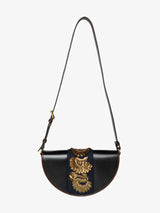 Dries Van Noten - Embroidered Crossbody Bag in Navy