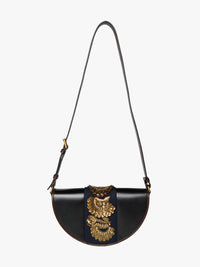 Dries Van Noten - Embroidered Crossbody Bag in Navy