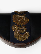 Dries Van Noten - Embroidered Crossbody Bag in Navy