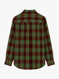 Dries Van Noten - Pleated Shirt in Burgundy