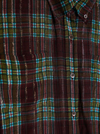 Dries Van Noten - Pleated Shirt in Burgundy