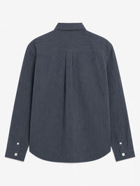 Another Aspect - Another Shirt 4.0 Jpn in Small Dark Grey Stripe