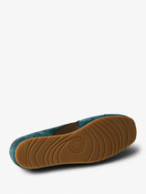 Dries Van Noten - Men's Leather-Trimmed Suede Sneakers in Turquoise