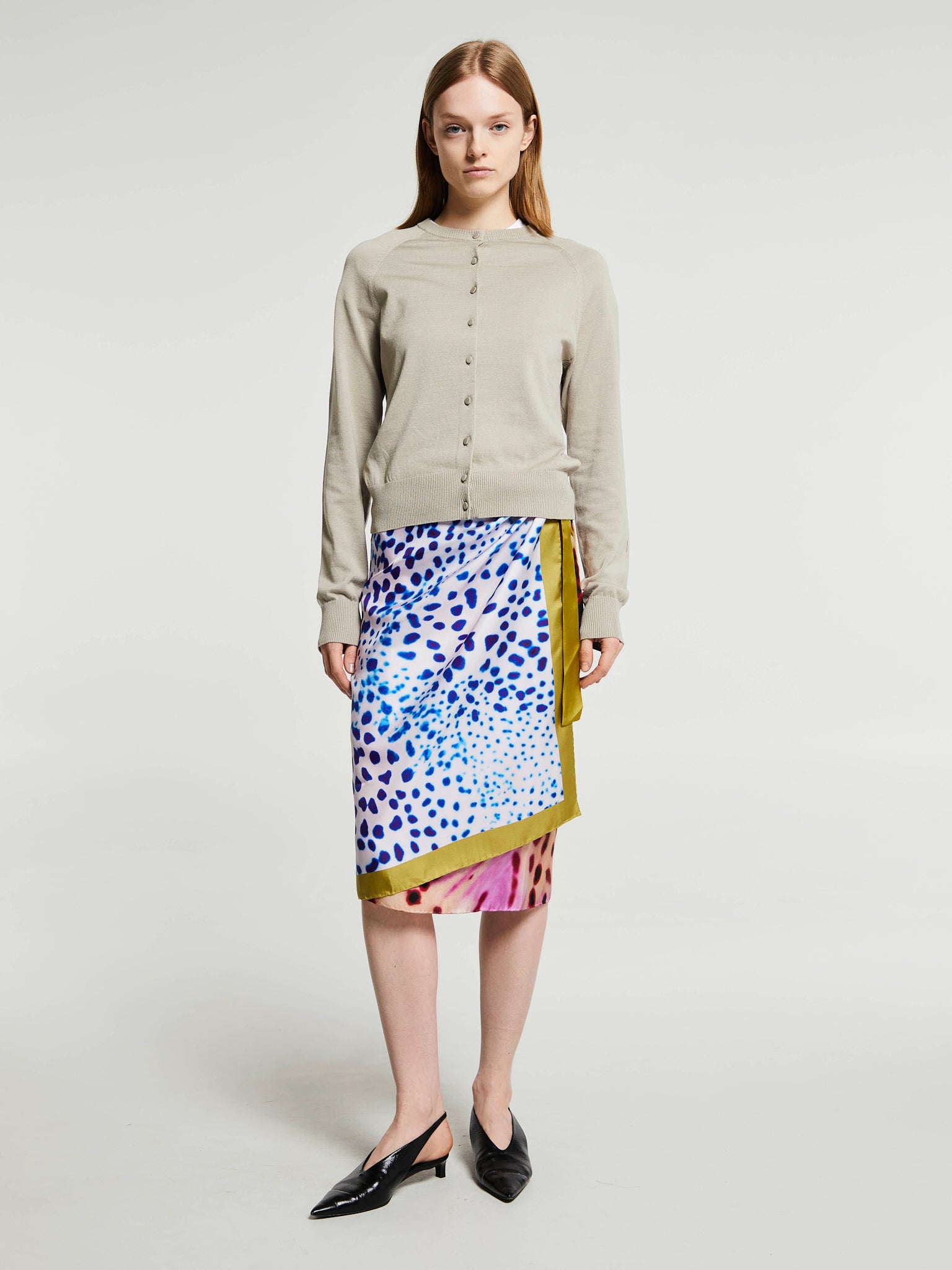 Dries Van Noten - Wrap Scarf Skirt in Pink