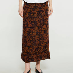 Dries Van Noten - Spa Skirt in Dark Brown