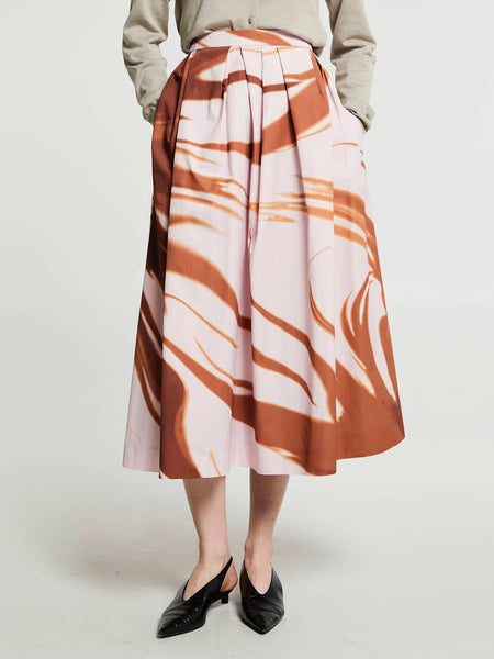 注目の的【Dries Van Noten】Soni Bis Skirt in Beige Dries Van Noten Soni Bis Skirt in Beige | hampdenclothing